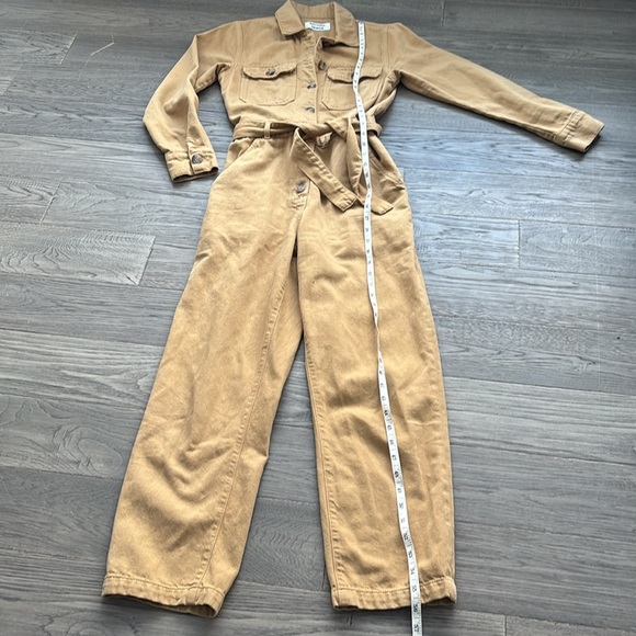 Reformation | Kendall Boiler Suit Jumpsuit Deserttan size 4 - Picture 10 of 16
